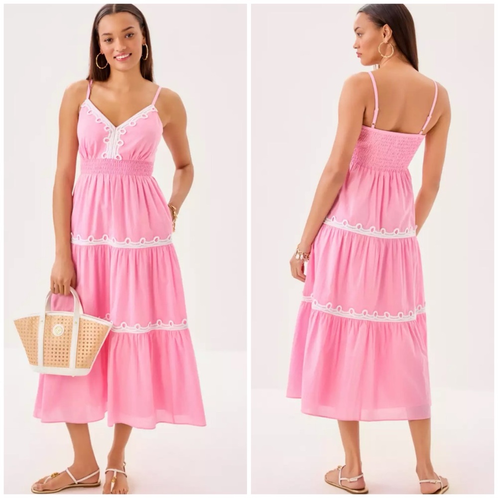 NWT Lilly Pulitzer Zanna cotton midi dress